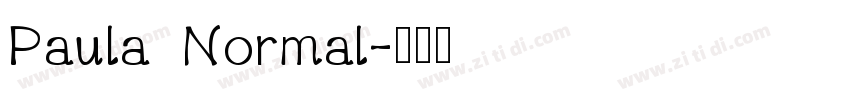 Paula Normal字体转换